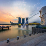 Taman Merlion Singapore dan Marina Bay Sands